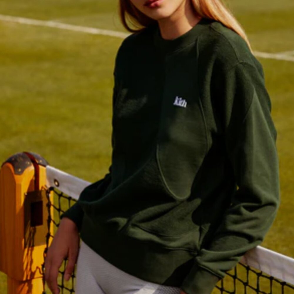 KITH x Wilson Green Crewneck - XS - New without Tags